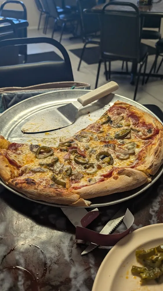 Pepperoni Mushroom and Jalapenos
